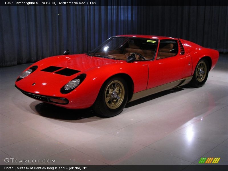 Andromeda Red / Tan 1967 Lamborghini Miura P400