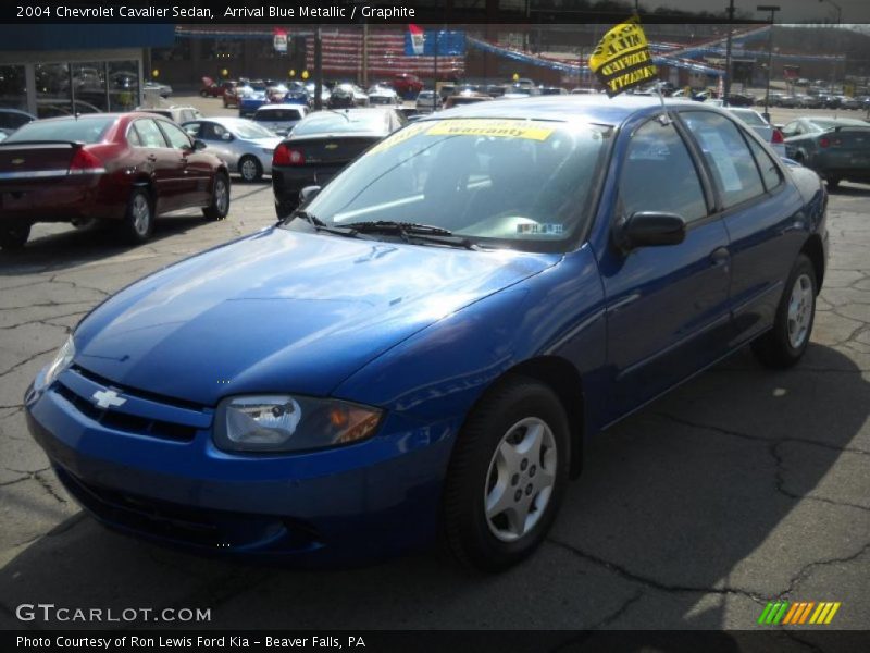 Arrival Blue Metallic / Graphite 2004 Chevrolet Cavalier Sedan