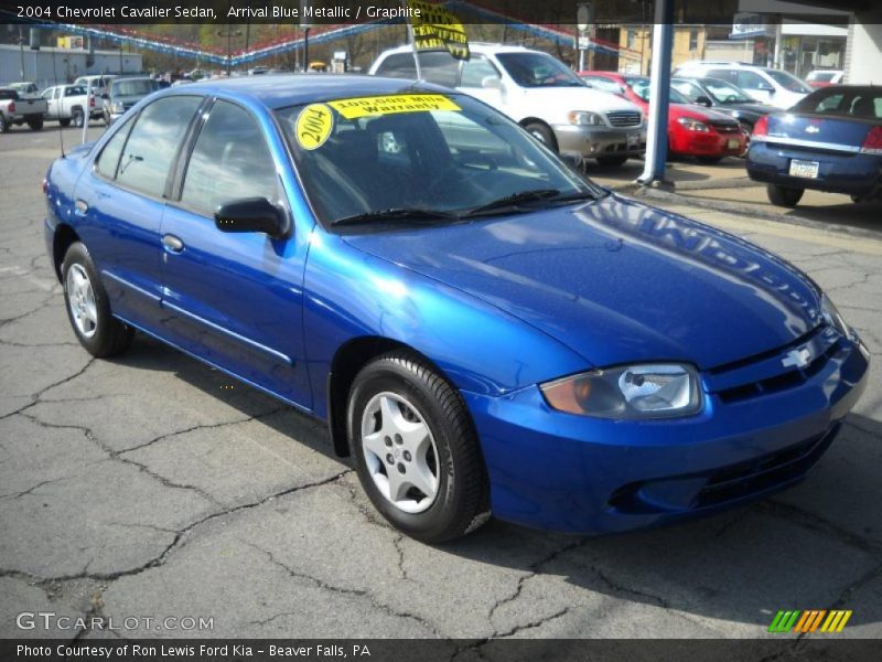 Arrival Blue Metallic / Graphite 2004 Chevrolet Cavalier Sedan