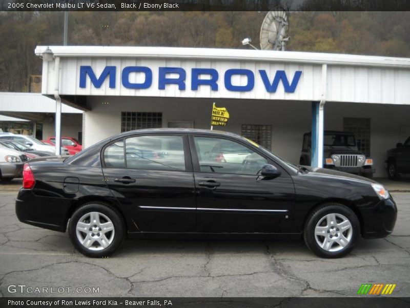 Black / Ebony Black 2006 Chevrolet Malibu LT V6 Sedan