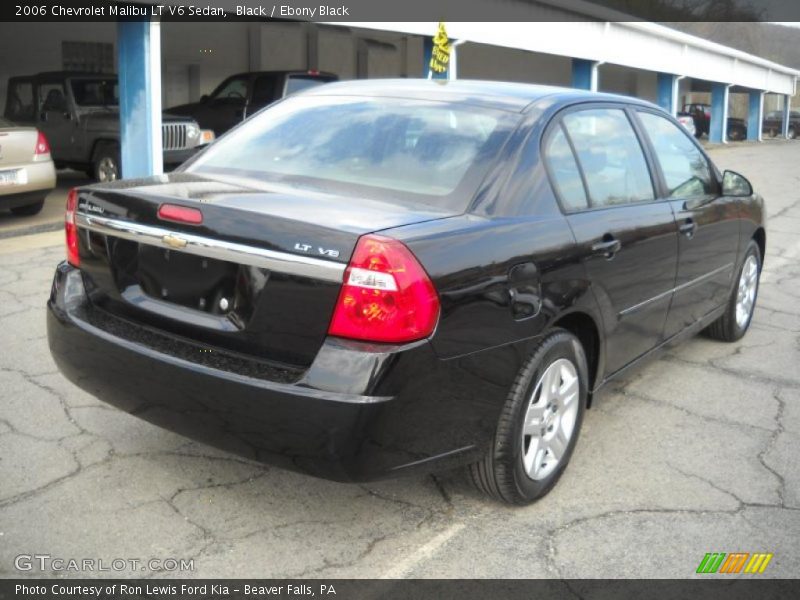Black / Ebony Black 2006 Chevrolet Malibu LT V6 Sedan