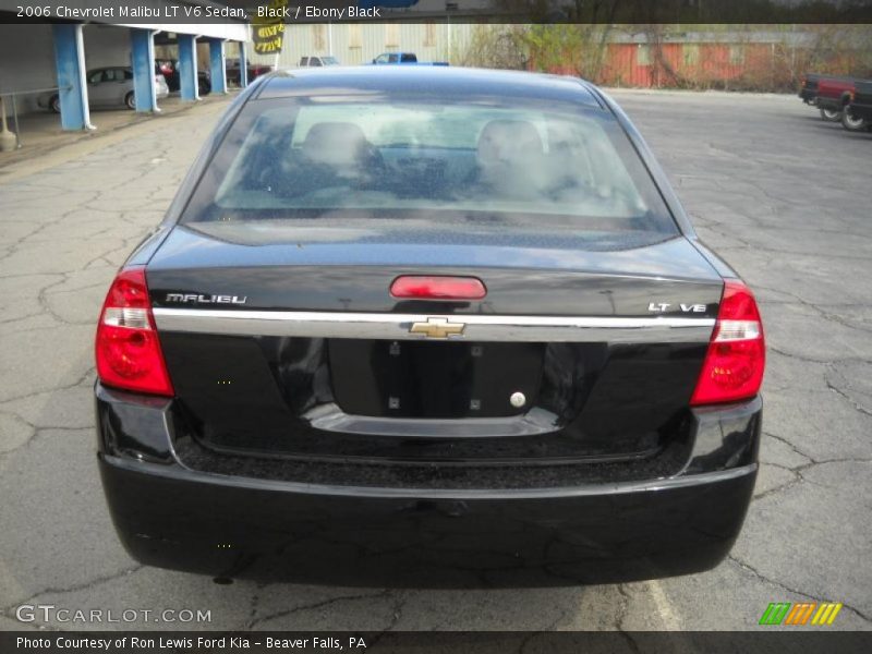 Black / Ebony Black 2006 Chevrolet Malibu LT V6 Sedan