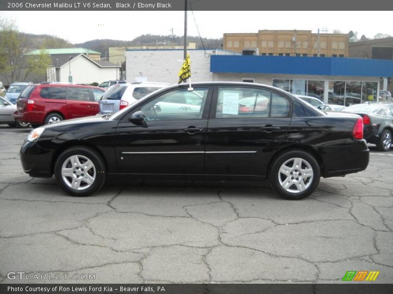Black / Ebony Black 2006 Chevrolet Malibu LT V6 Sedan