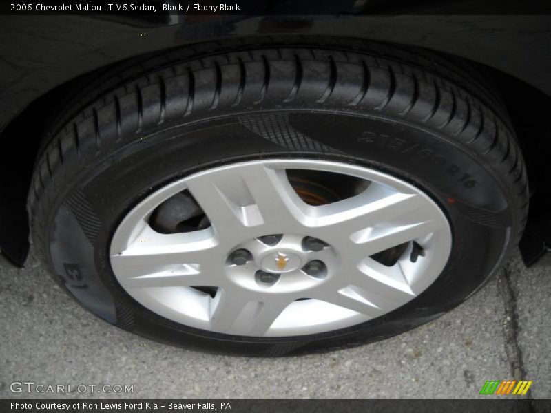 Black / Ebony Black 2006 Chevrolet Malibu LT V6 Sedan