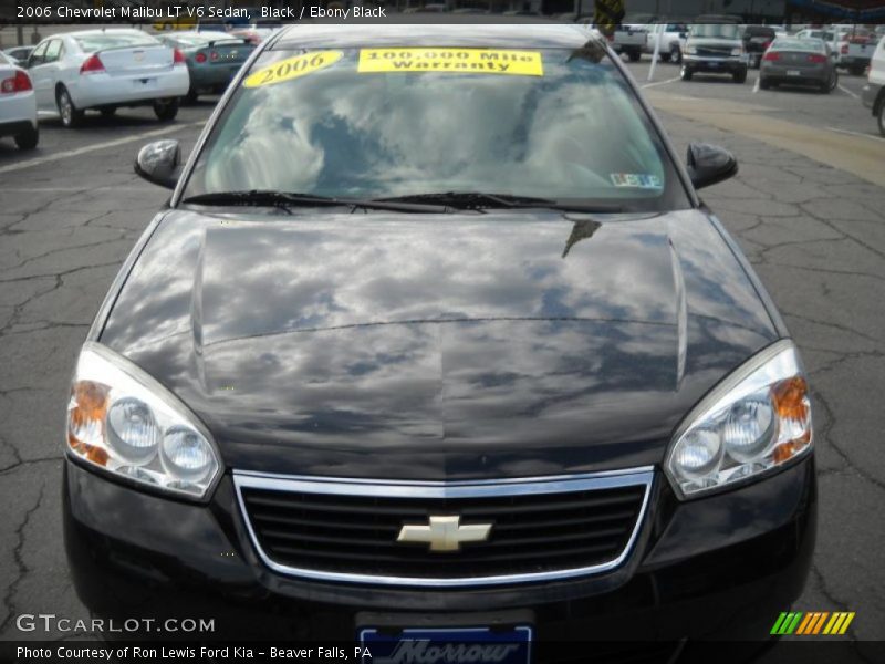 Black / Ebony Black 2006 Chevrolet Malibu LT V6 Sedan