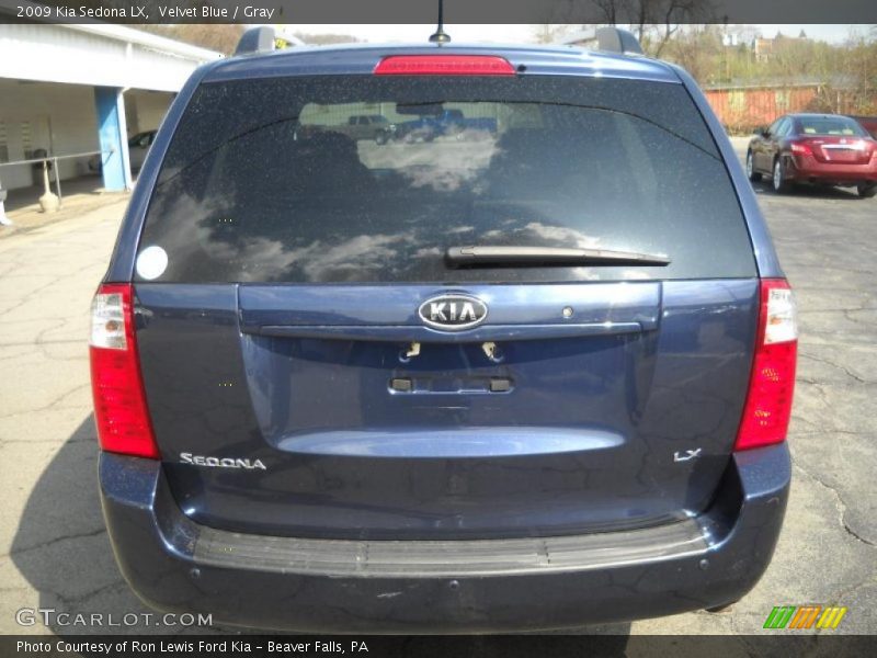 Velvet Blue / Gray 2009 Kia Sedona LX