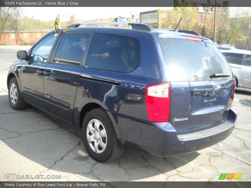 Velvet Blue / Gray 2009 Kia Sedona LX