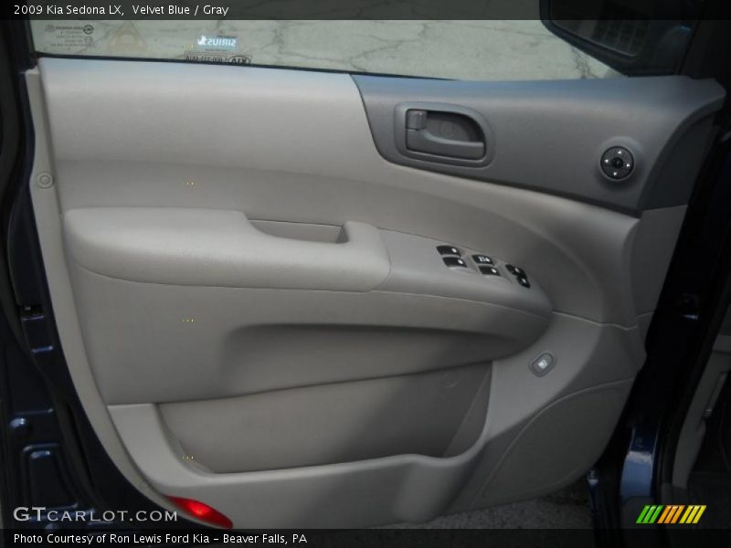 Velvet Blue / Gray 2009 Kia Sedona LX