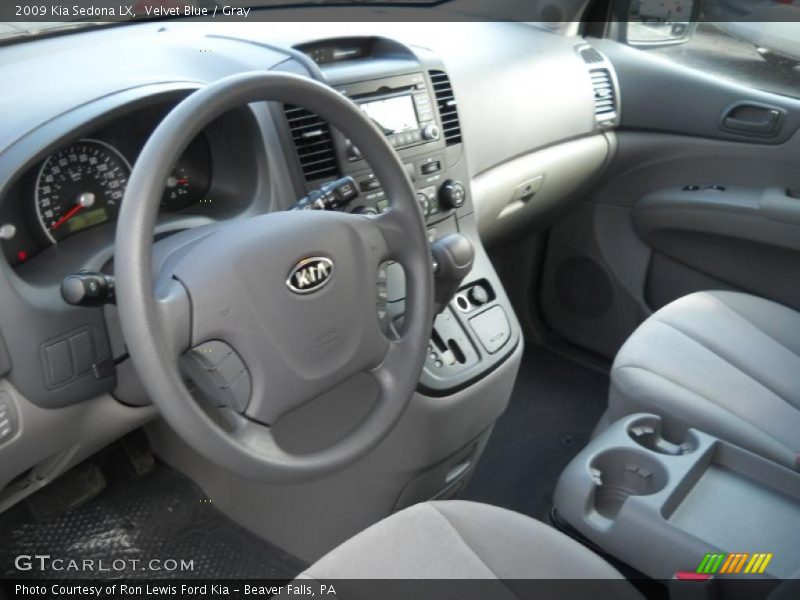 Velvet Blue / Gray 2009 Kia Sedona LX