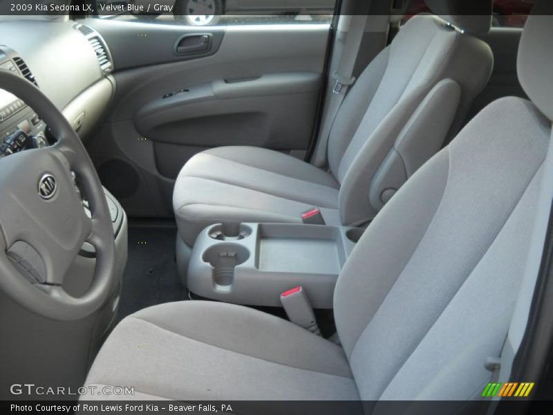 Velvet Blue / Gray 2009 Kia Sedona LX
