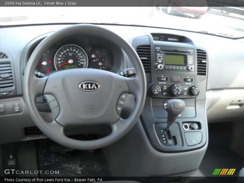 Velvet Blue / Gray 2009 Kia Sedona LX