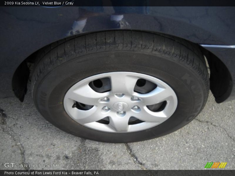 Velvet Blue / Gray 2009 Kia Sedona LX