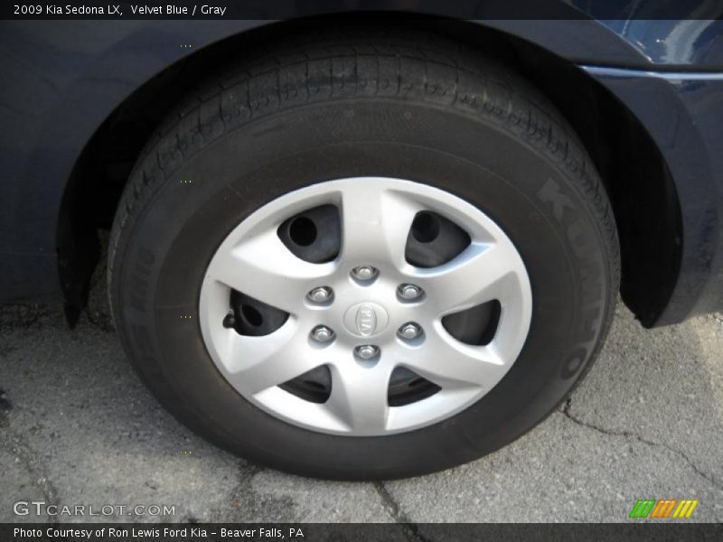 Velvet Blue / Gray 2009 Kia Sedona LX