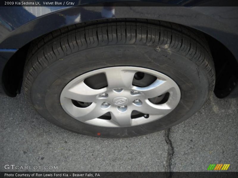 Velvet Blue / Gray 2009 Kia Sedona LX