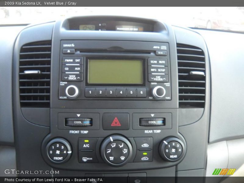 Velvet Blue / Gray 2009 Kia Sedona LX