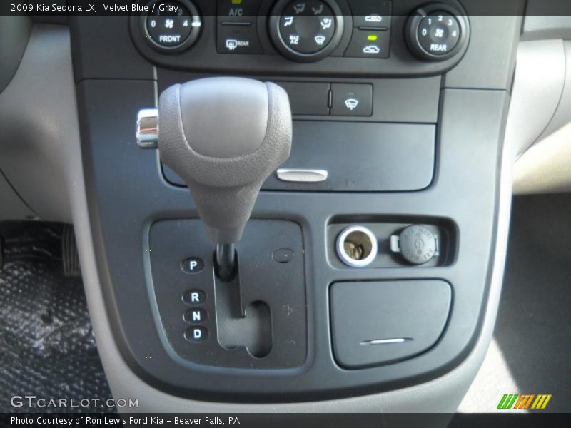 Velvet Blue / Gray 2009 Kia Sedona LX