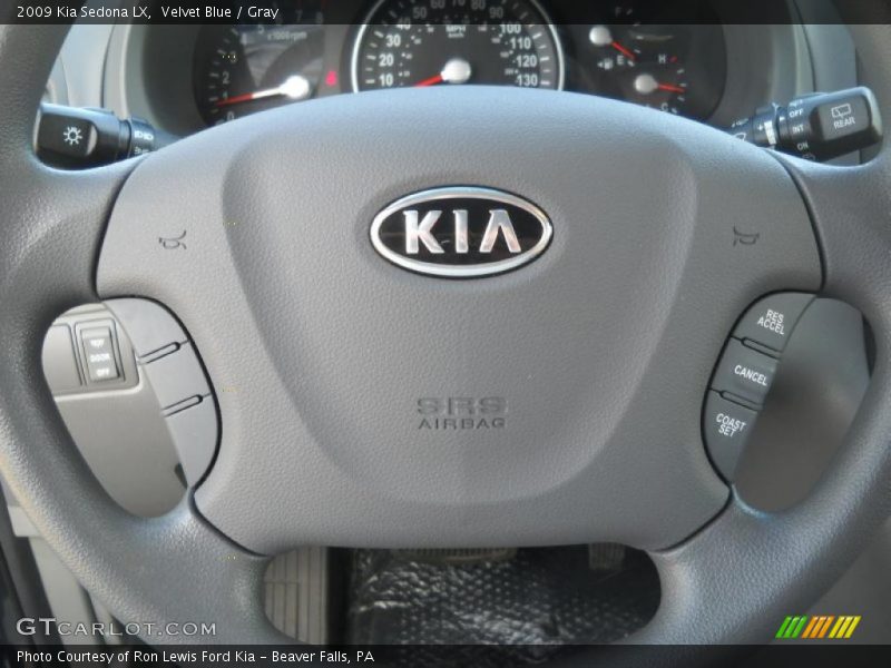 Velvet Blue / Gray 2009 Kia Sedona LX