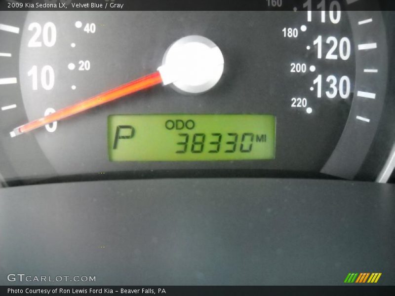 Velvet Blue / Gray 2009 Kia Sedona LX