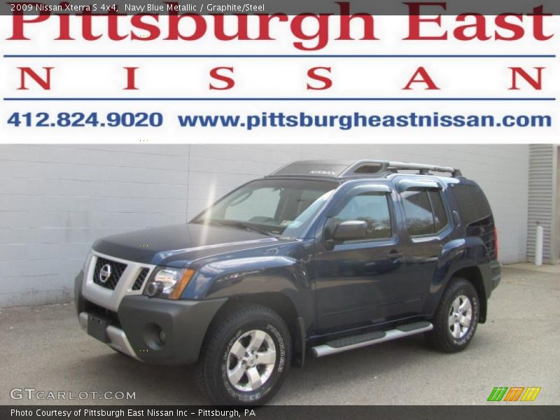 Navy Blue Metallic / Graphite/Steel 2009 Nissan Xterra S 4x4
