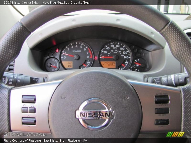 Navy Blue Metallic / Graphite/Steel 2009 Nissan Xterra S 4x4