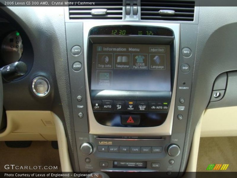 Crystal White / Cashmere 2006 Lexus GS 300 AWD