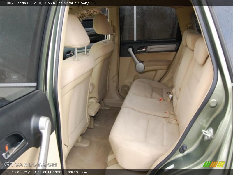 Green Tea Metallic / Ivory 2007 Honda CR-V LX