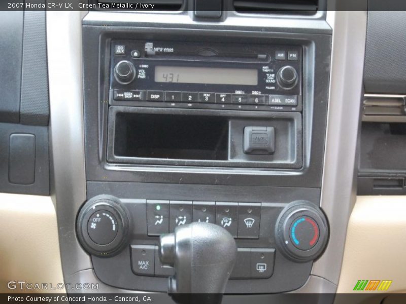 Green Tea Metallic / Ivory 2007 Honda CR-V LX