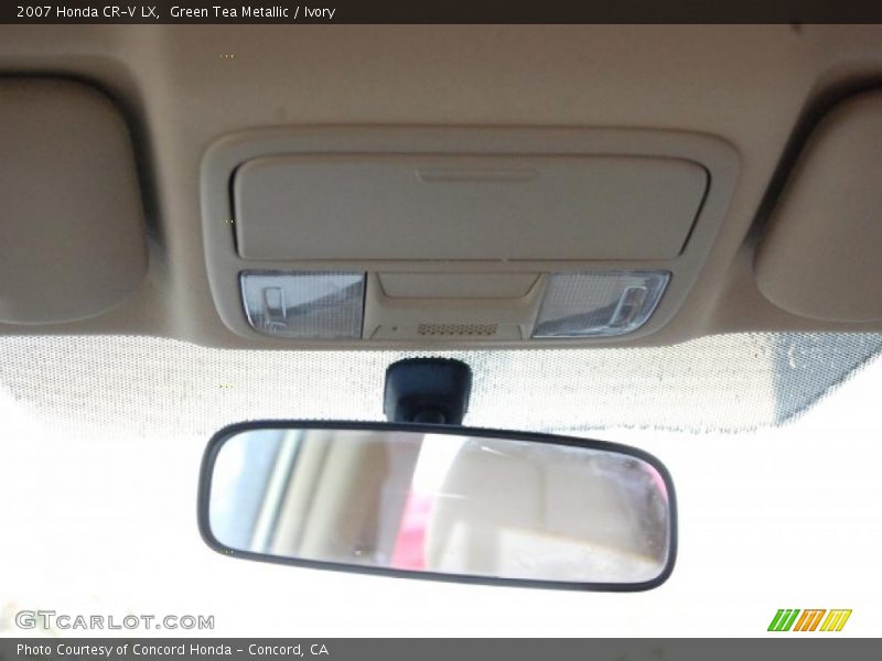 Green Tea Metallic / Ivory 2007 Honda CR-V LX