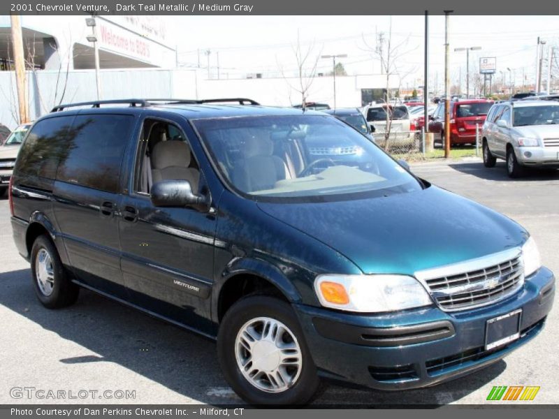 Dark Teal Metallic / Medium Gray 2001 Chevrolet Venture