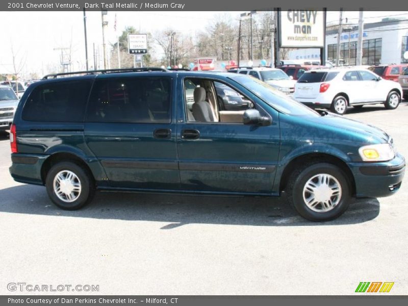 Dark Teal Metallic / Medium Gray 2001 Chevrolet Venture