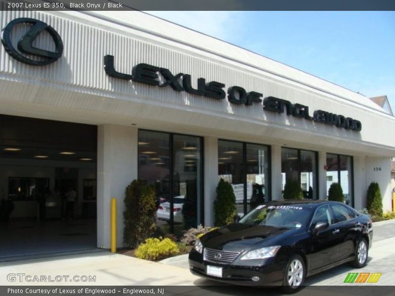 Black Onyx / Black 2007 Lexus ES 350