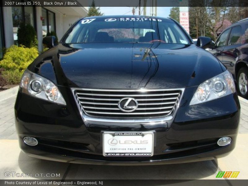 Black Onyx / Black 2007 Lexus ES 350
