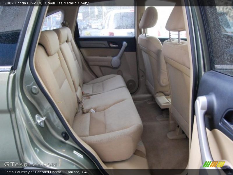 Green Tea Metallic / Ivory 2007 Honda CR-V LX