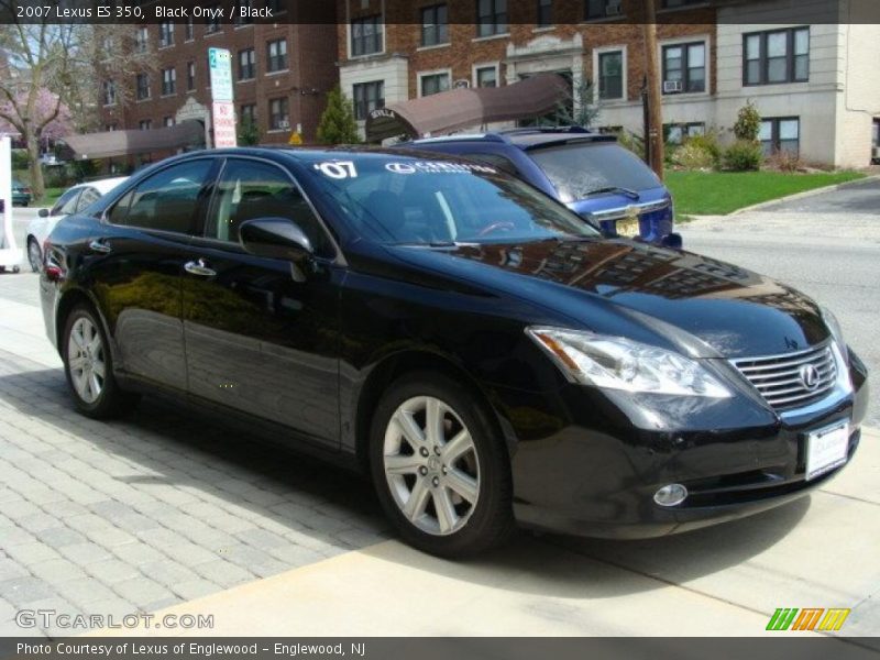 Black Onyx / Black 2007 Lexus ES 350