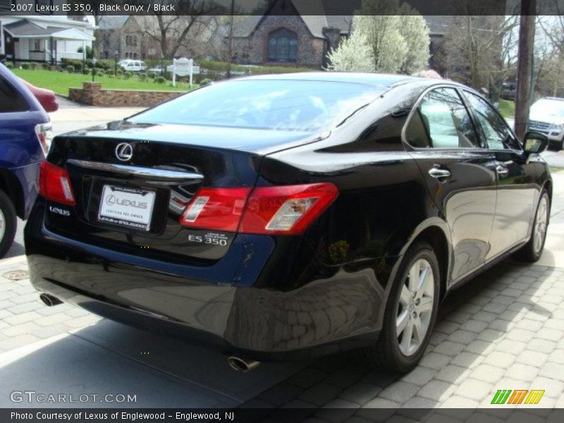 Black Onyx / Black 2007 Lexus ES 350