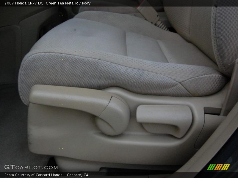 Green Tea Metallic / Ivory 2007 Honda CR-V LX