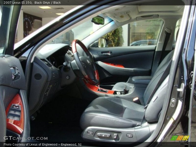 Black Onyx / Black 2007 Lexus ES 350