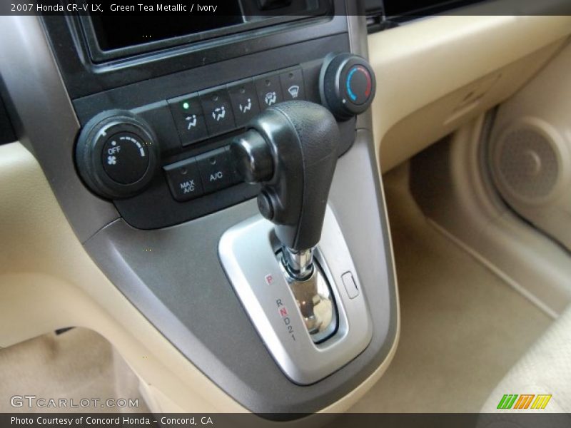 Green Tea Metallic / Ivory 2007 Honda CR-V LX