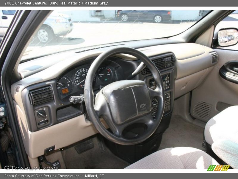 Dark Teal Metallic / Medium Gray 2001 Chevrolet Venture