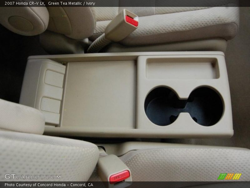 Green Tea Metallic / Ivory 2007 Honda CR-V LX