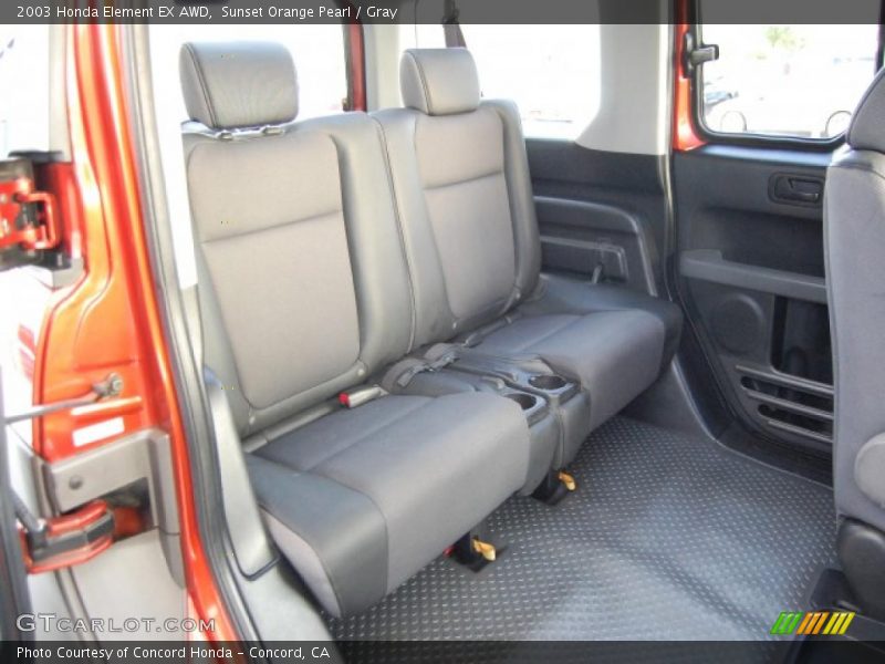 Sunset Orange Pearl / Gray 2003 Honda Element EX AWD
