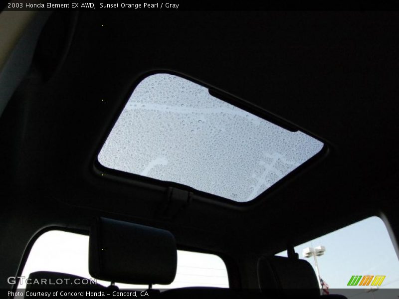 Sunset Orange Pearl / Gray 2003 Honda Element EX AWD