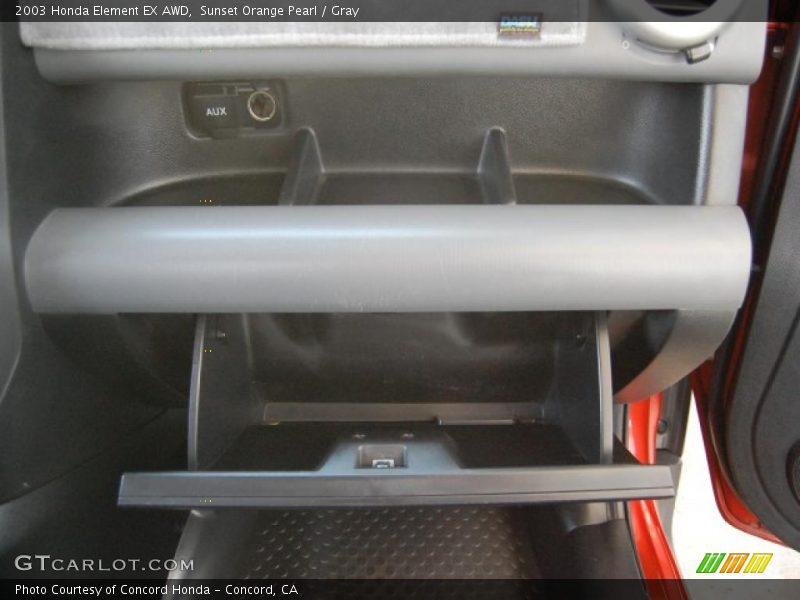 Sunset Orange Pearl / Gray 2003 Honda Element EX AWD