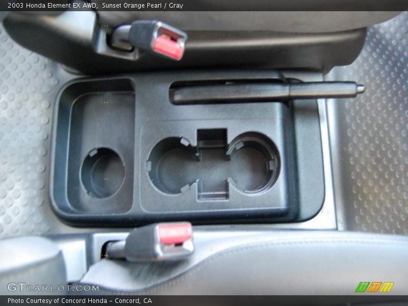 Sunset Orange Pearl / Gray 2003 Honda Element EX AWD