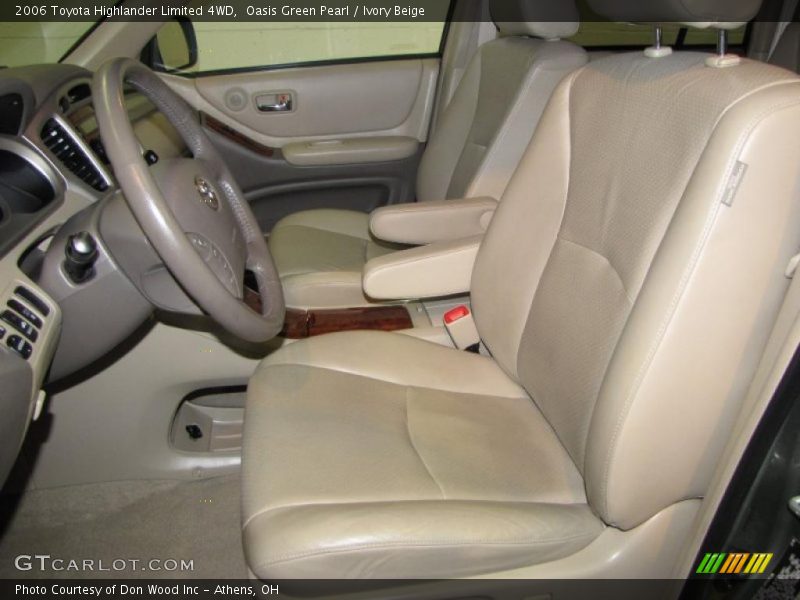 Oasis Green Pearl / Ivory Beige 2006 Toyota Highlander Limited 4WD