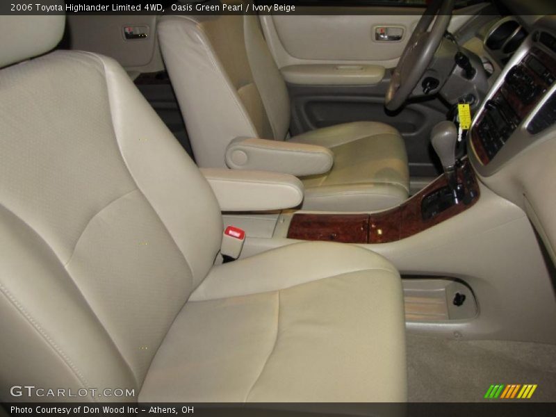 Oasis Green Pearl / Ivory Beige 2006 Toyota Highlander Limited 4WD