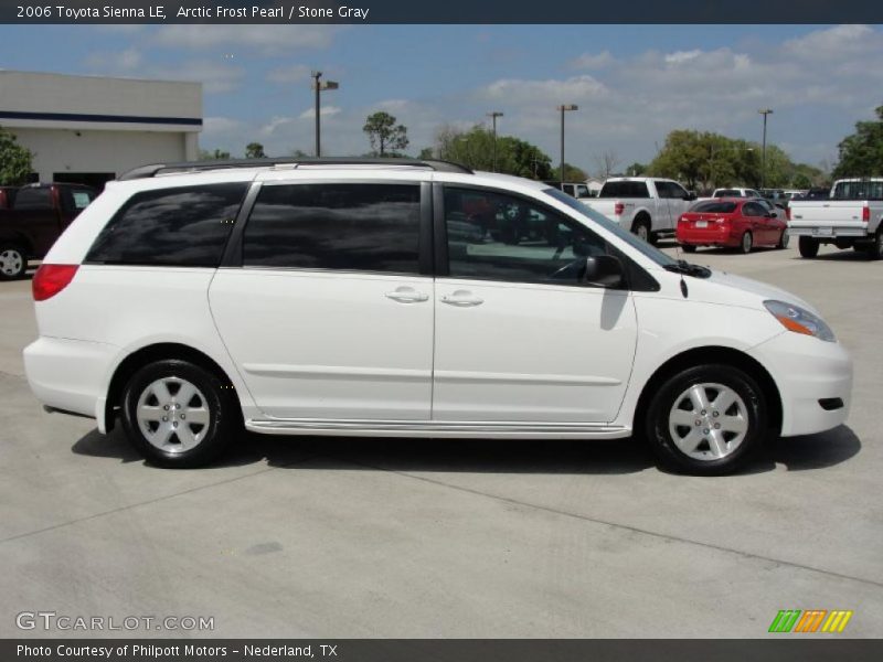 Arctic Frost Pearl / Stone Gray 2006 Toyota Sienna LE