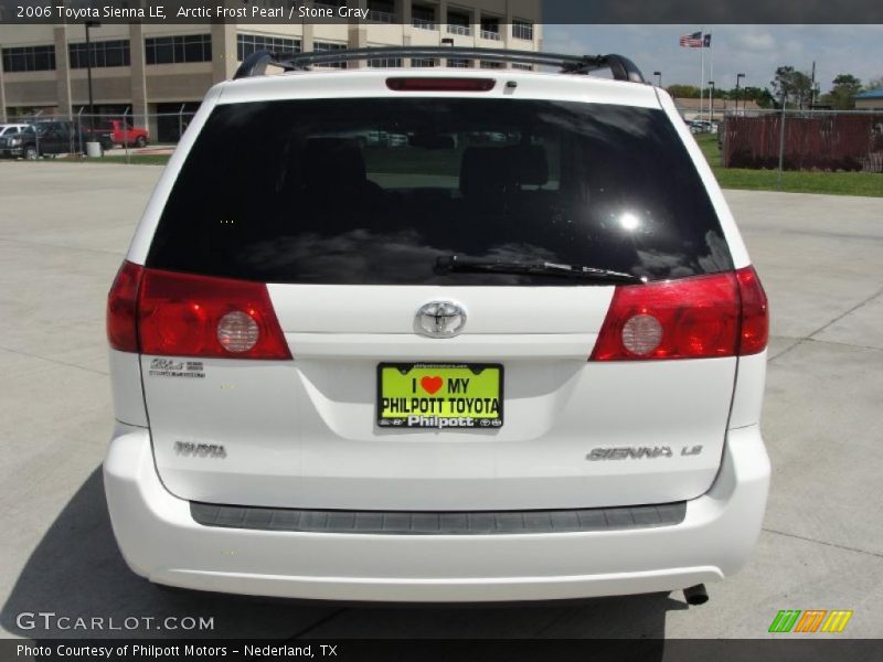 Arctic Frost Pearl / Stone Gray 2006 Toyota Sienna LE