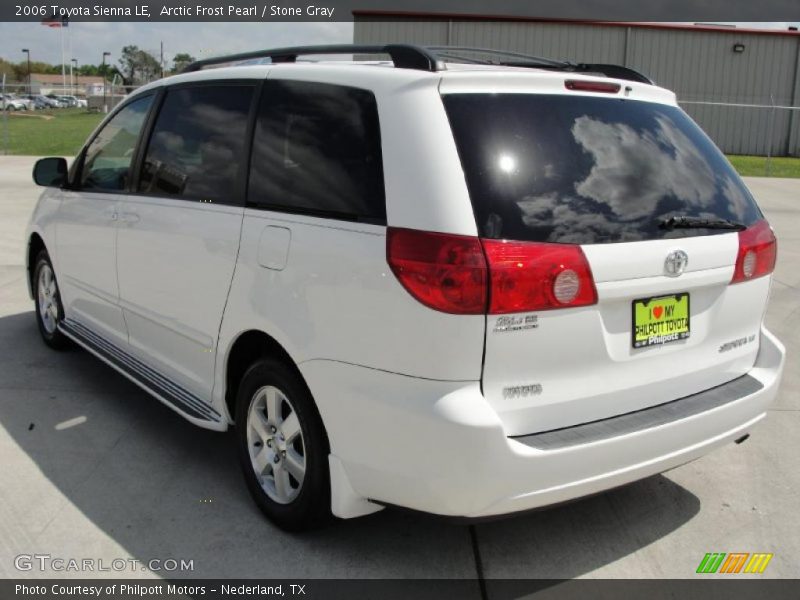 Arctic Frost Pearl / Stone Gray 2006 Toyota Sienna LE