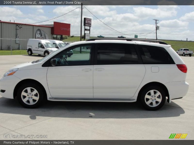 Arctic Frost Pearl / Stone Gray 2006 Toyota Sienna LE